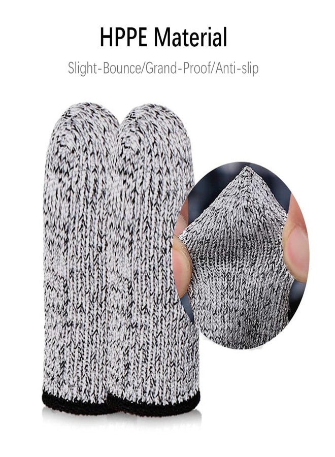 Elfzone Finger Cots Cut Resistant Protector - 20 Pcs Finger Covers for Cuts, Gloves Life Extender, Cut Resistant Finger Protectors for Kitchen, Work, Sculpture, Anti-Slip, Reusable - Image 4